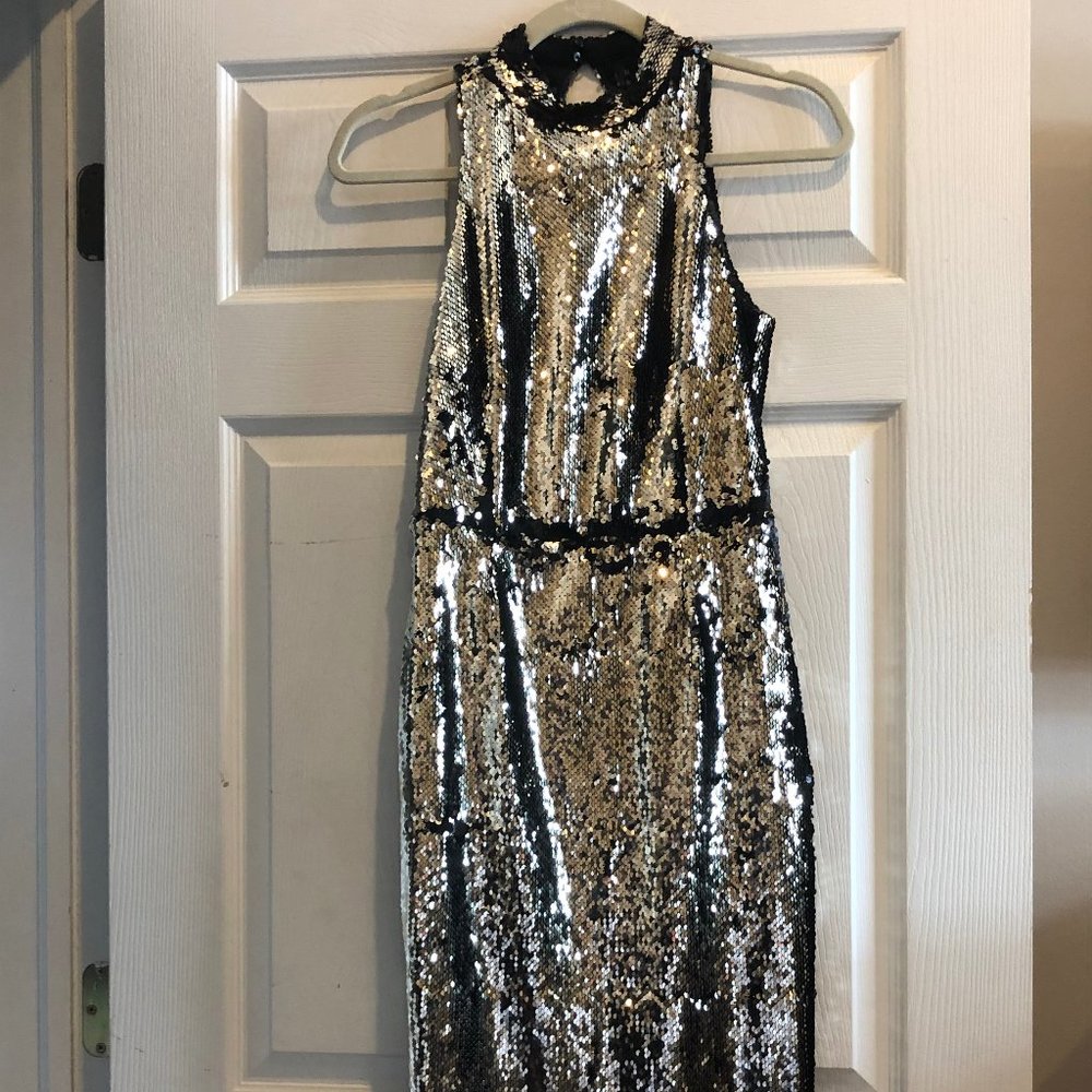 Zara Magic Sequin Cocktail Dress